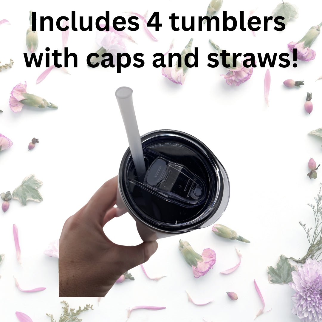 Chumblers 4 piece Stunt Group Set Black