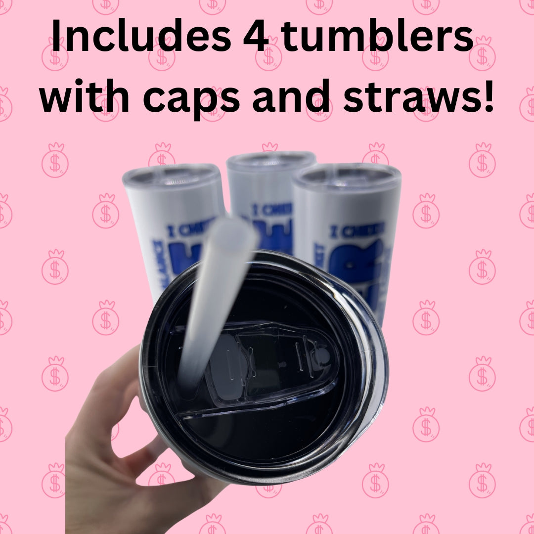 Chumblers 4 piece Stunt Group Set Blue