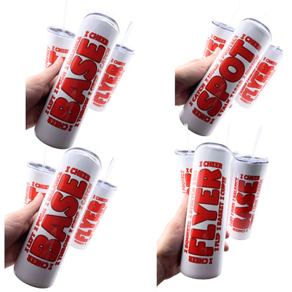 Chumblers 4 piece Stunt Group Set Red