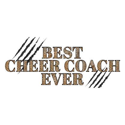 CHUMBLERS 20 Oz Stainless Steel Tumblers Best Cheer Coach Ever Cheetah