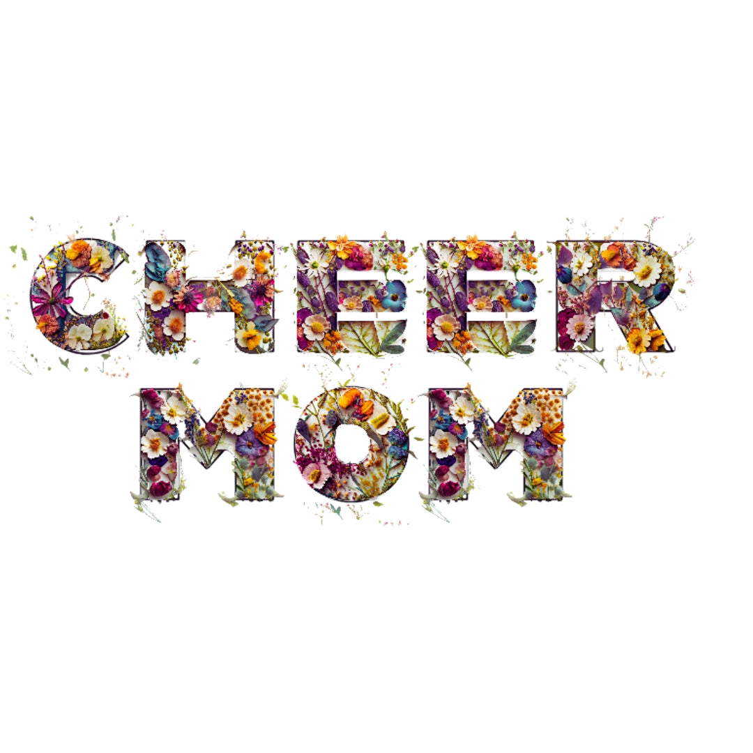 CHUMBLERS 20 Oz Stainless Steel Tumblers Cheer Mom Floral
